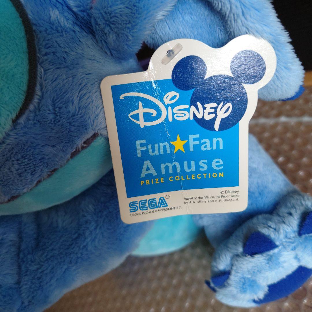 新品　ディズニー　スティッチ　リボン　ぬいぐるみ　タグ付き