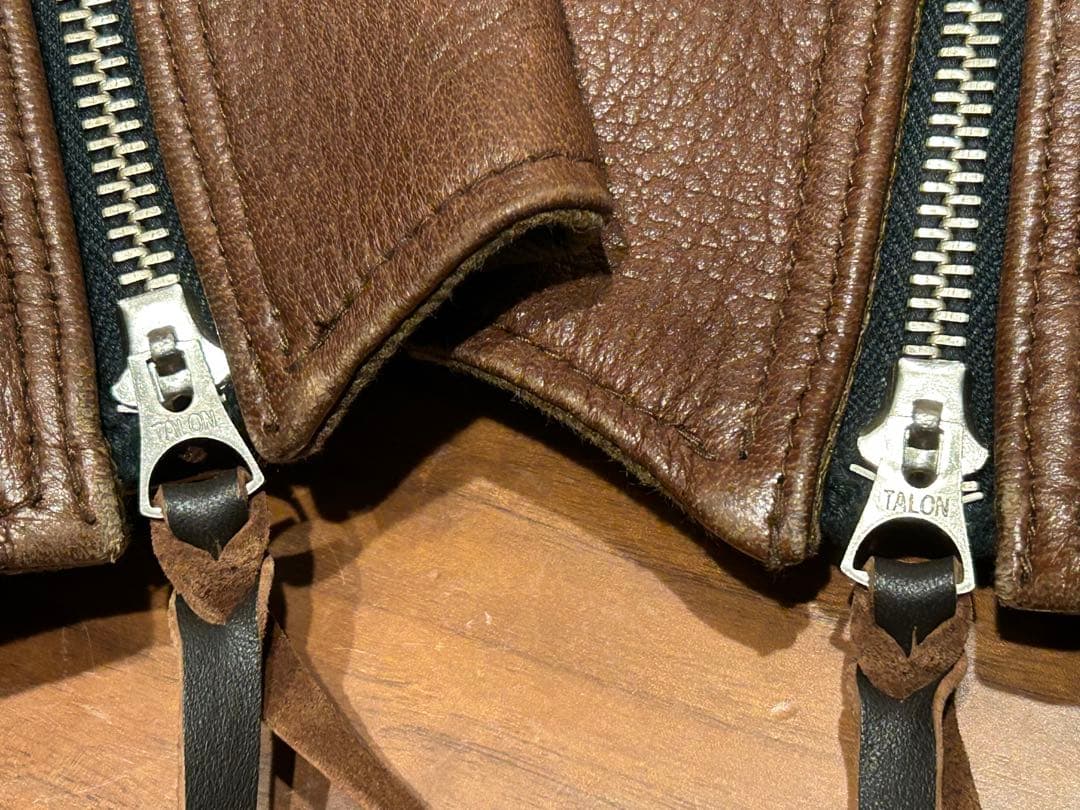 Heller's cafe ヘラーズカフェ モーターサイクルジャケット　38