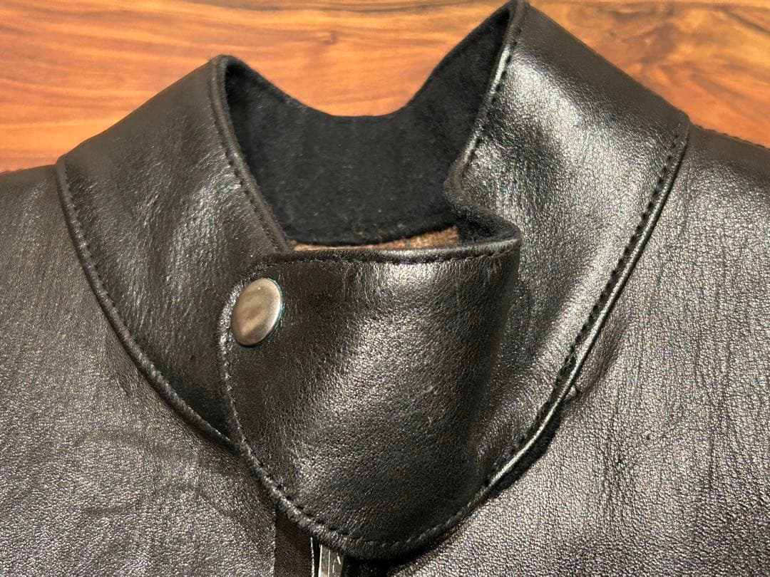 Heller's cafe ヘラーズカフェ モーターサイクルジャケット　38