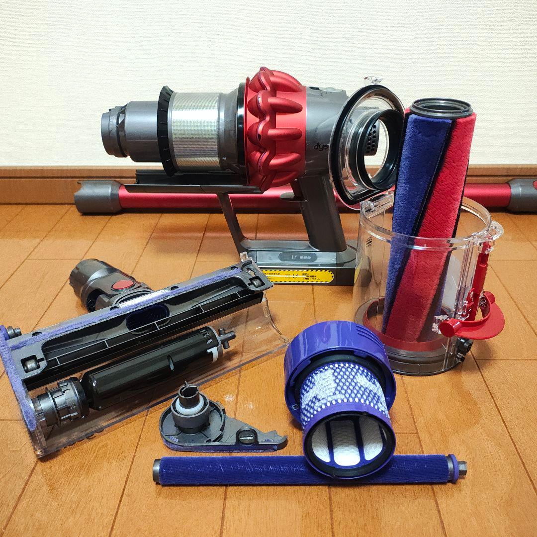 【55分】dyson SV12 / V10 fluffy 赤色