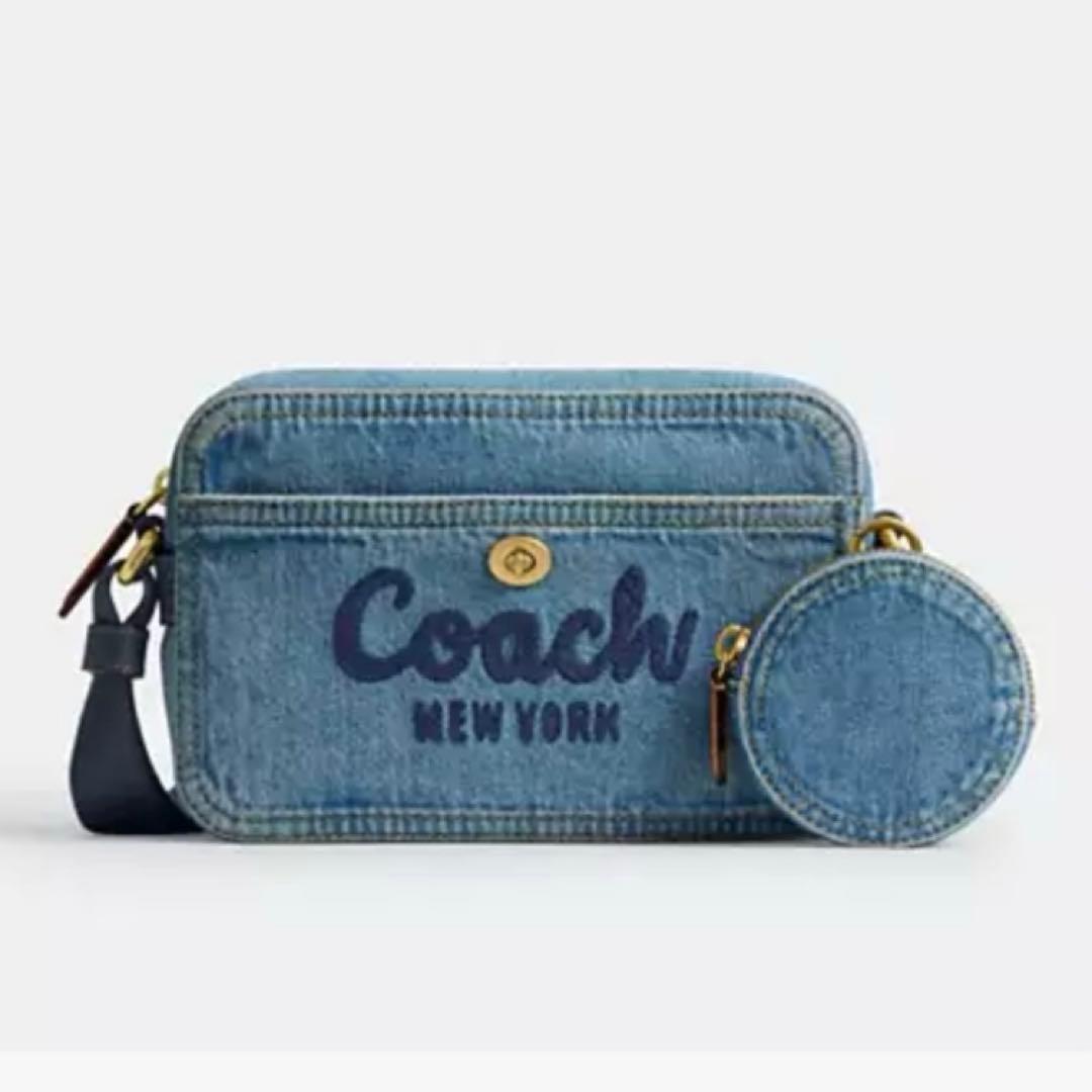新品未使用☆COACH☆デニム☆ショルダーバッグ☆クロスボディ☆