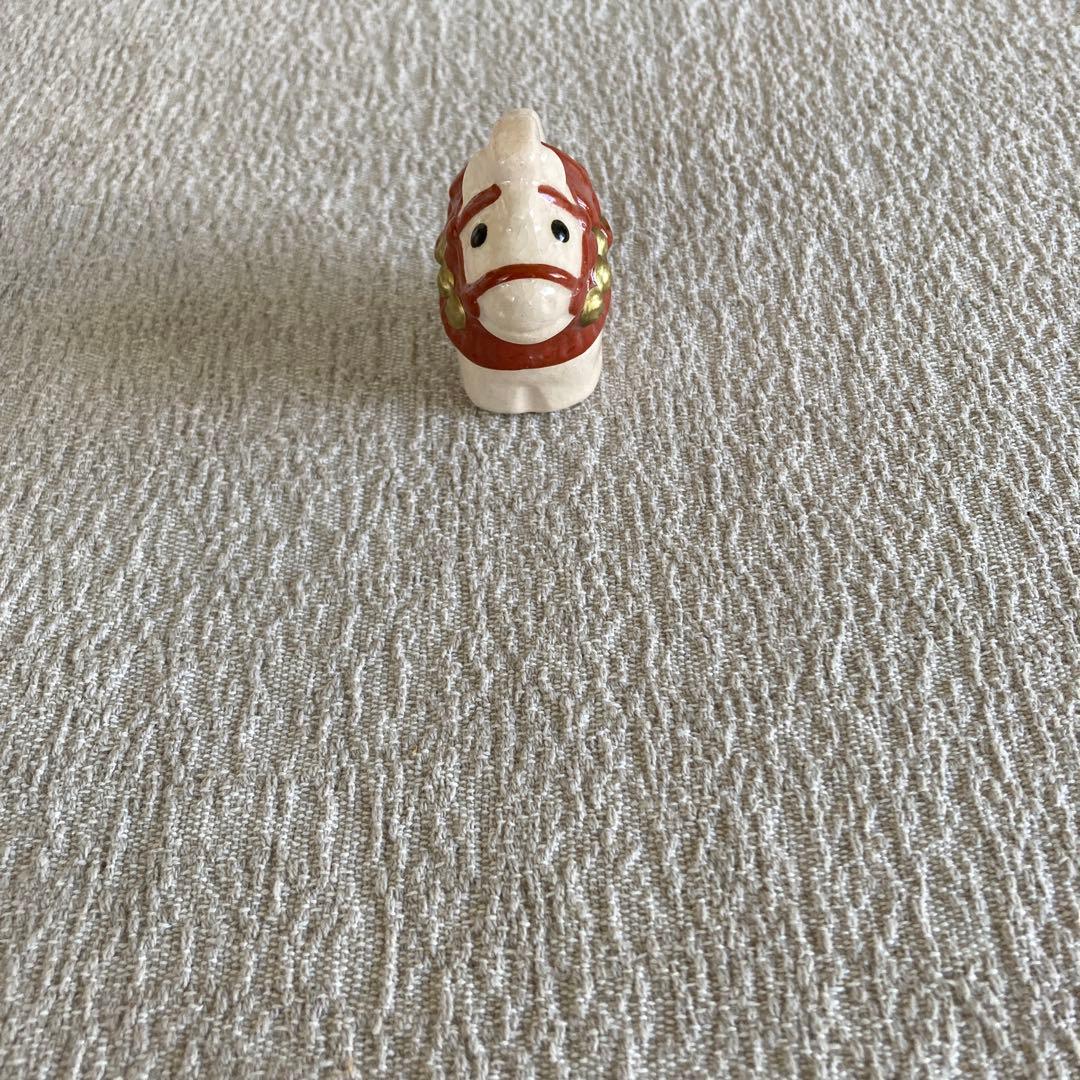 伊東桂楽　馬香合　福馬　桂窯　茶道具