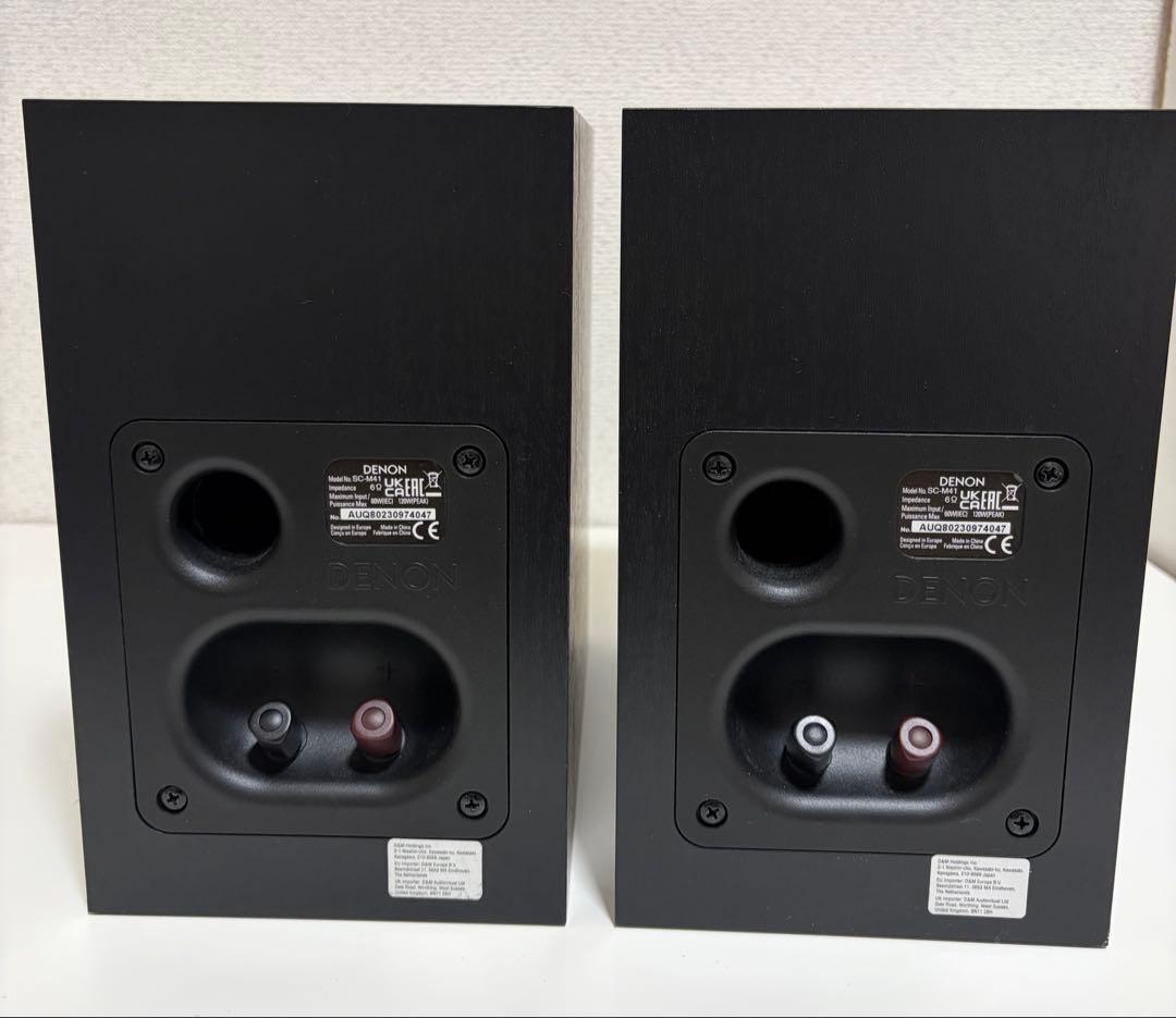 DENON SC-M41 ペアスピーカー　ブラック