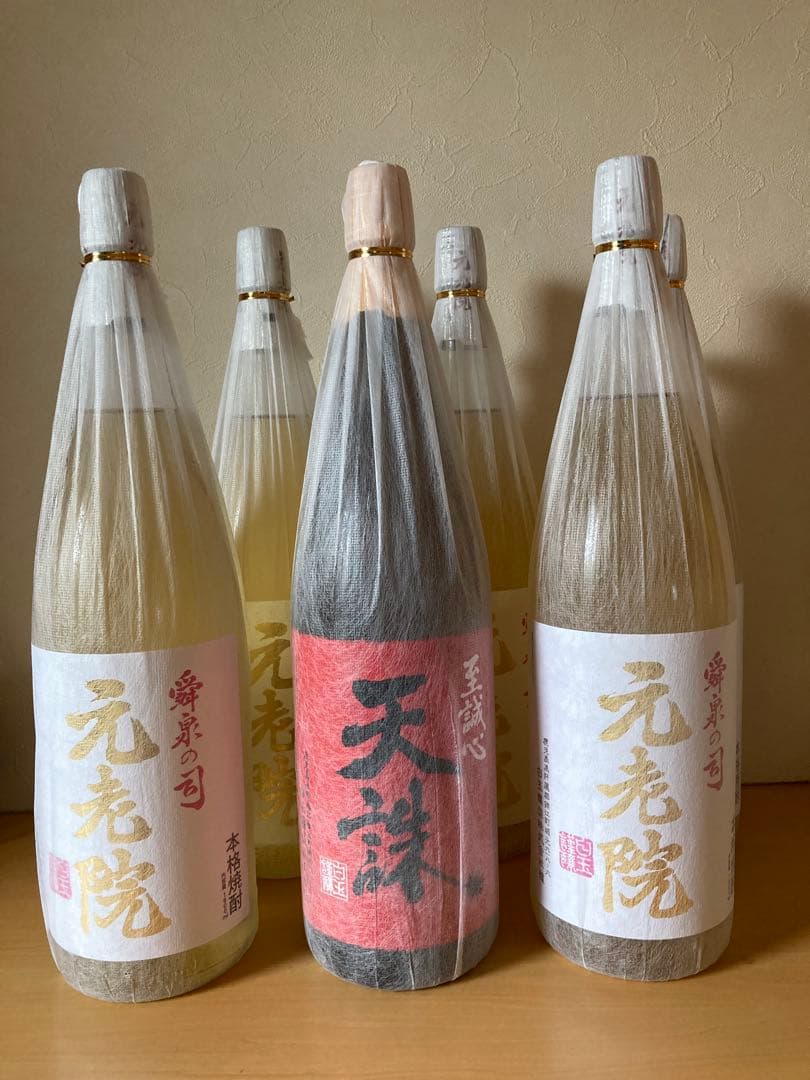 白玉醸造　本格焼酎　1.8ℓ６本セット　元老院５本・天誅１本
