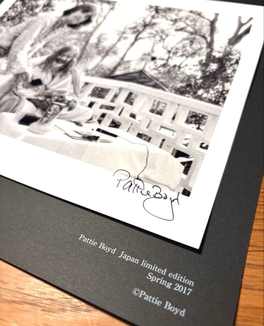 Pattie Boid直筆サイン / パティ・ボイド