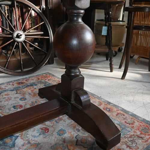 IFU-417 英国アンティーク オーク ダイニングテーブル 作業台 テーブル