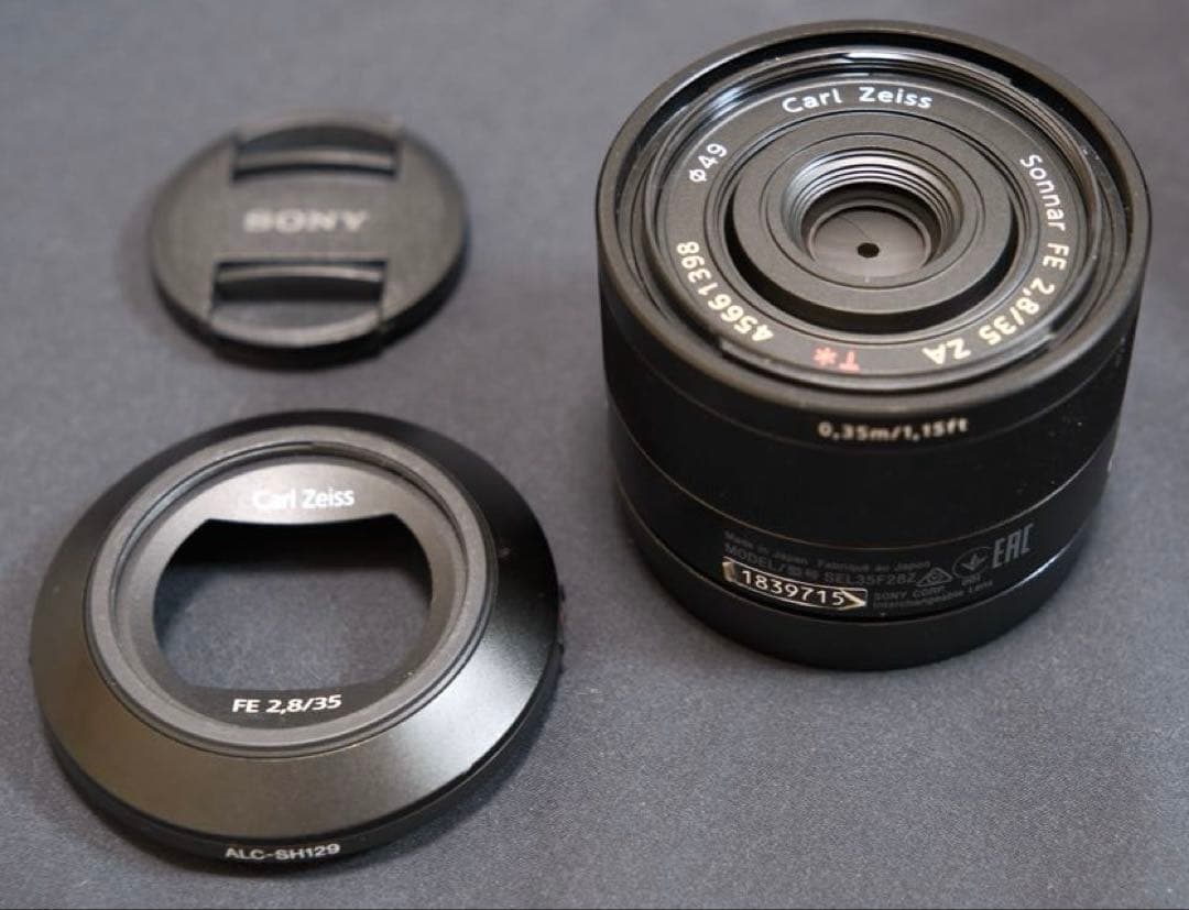 レンズ(単焦点) Sonnar T* FE 35mm F2.8 ZA