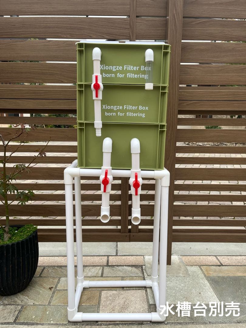 【えい2】水中ポンプお任せ濾過材付きフルセット 水槽池用濾過器フィルター