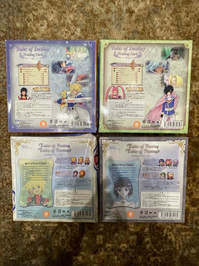 新品 未開封 4点セット BOX カード テイルズ オブ デスティニー