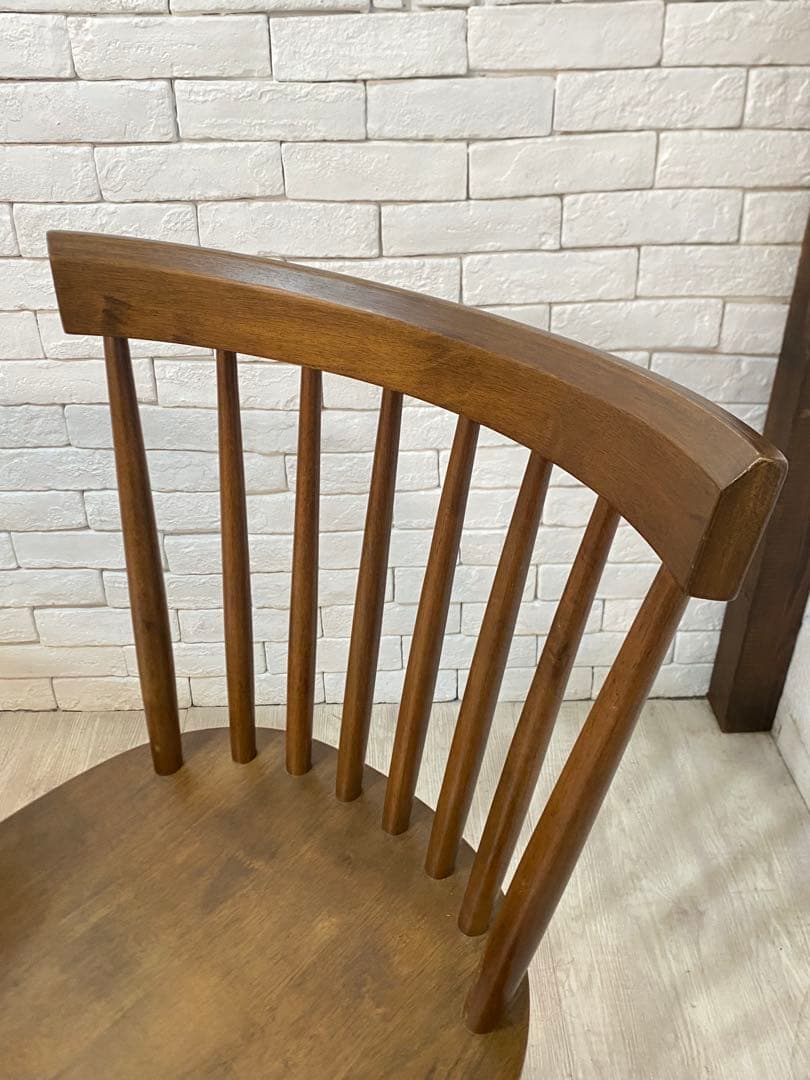 【ノーラ】ダイニングテーブル＋チェア　2脚セット　ウィンザーチェア