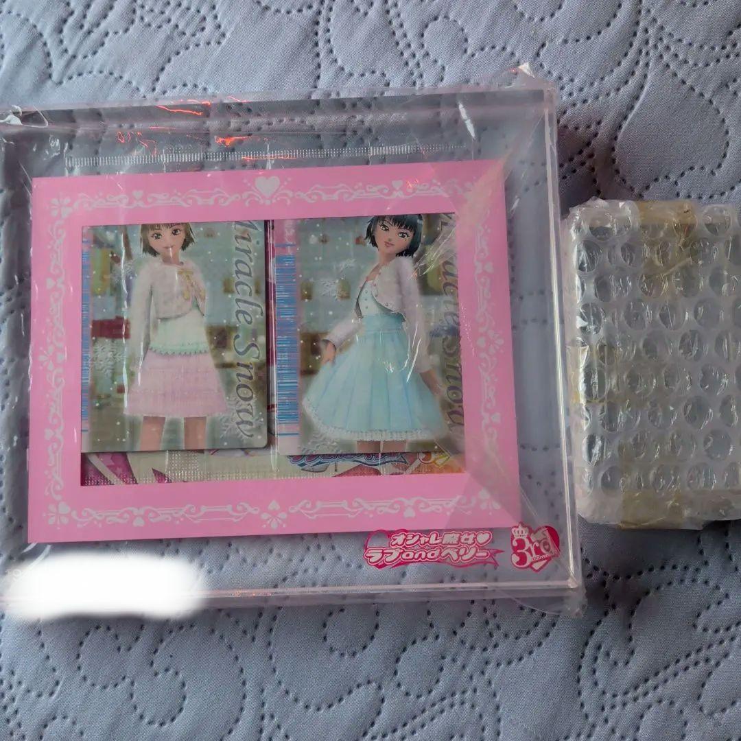 【当選品】オシャレ魔女ラブandベリー３周年記念クリスタルフォトスタンド未開封品