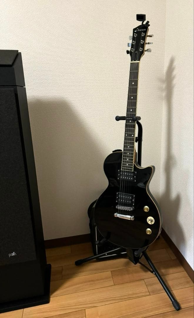 Donner エレキギター レスポール タイプ DL-124 黒 美品 全セット