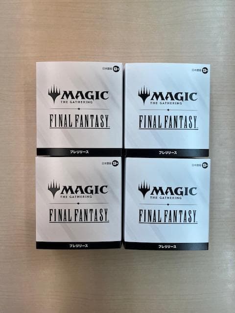 【未開封新品】FINAL FANTASY　プレリリース　ボックス　4BOX