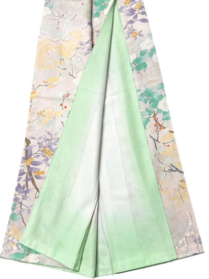 A30美品 訪問着 四季花付け下げ訪問着結婚式 披露宴 パーティー 結納 お茶会