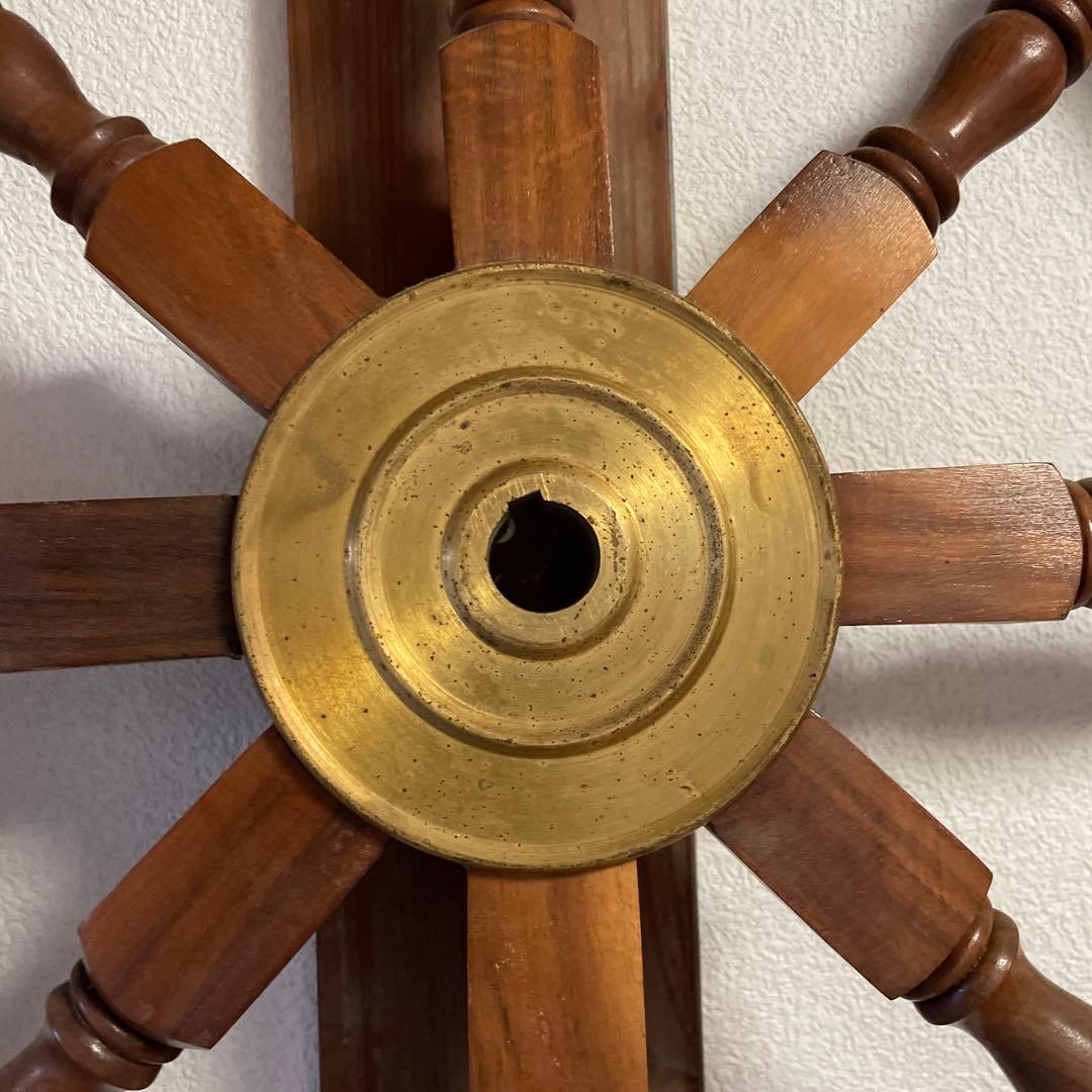 木製 舵輪 直径90cm ラット