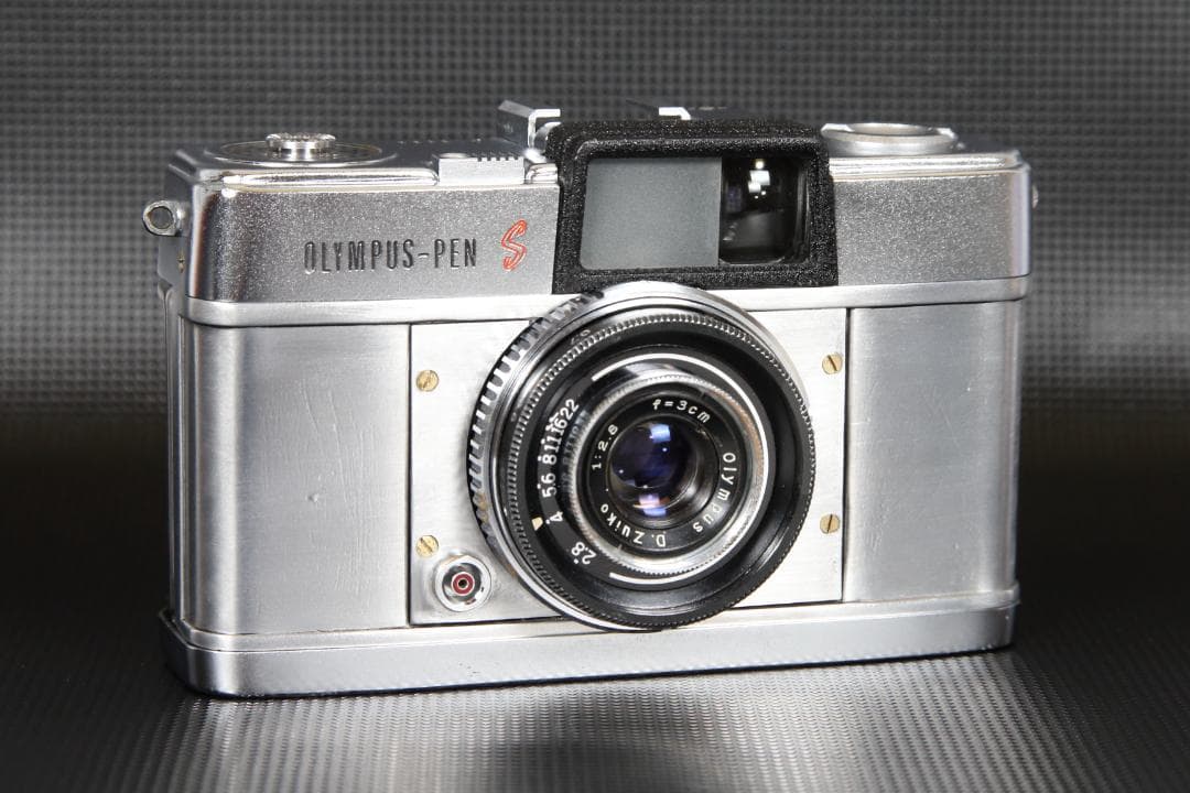 OH済 OLYMPUS PEN S　35mmフィルム　ハーフフレーム　スケルトン