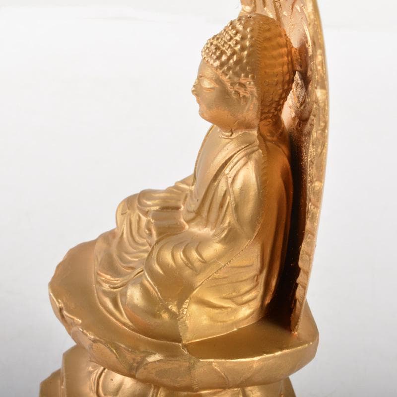 仏教美術　古銅鍍金　大日如來座像　仏像　C　6049