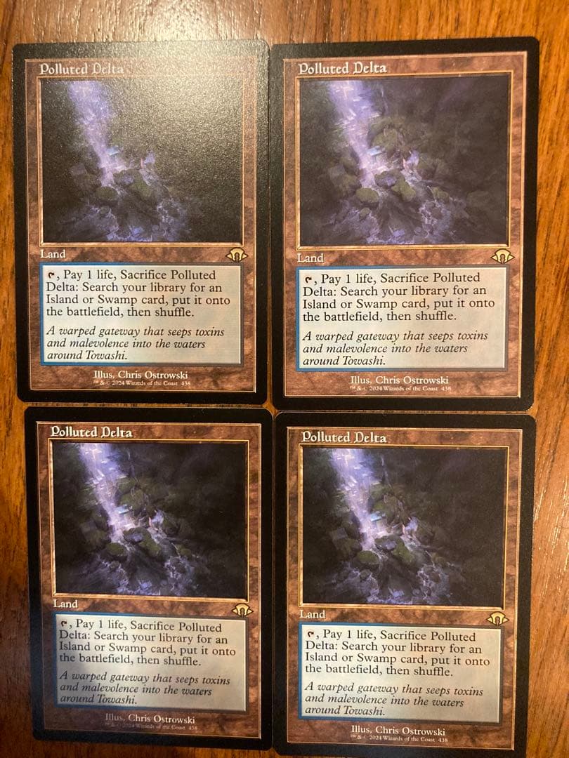 汚染された三角州　旧枠英語版4枚セット