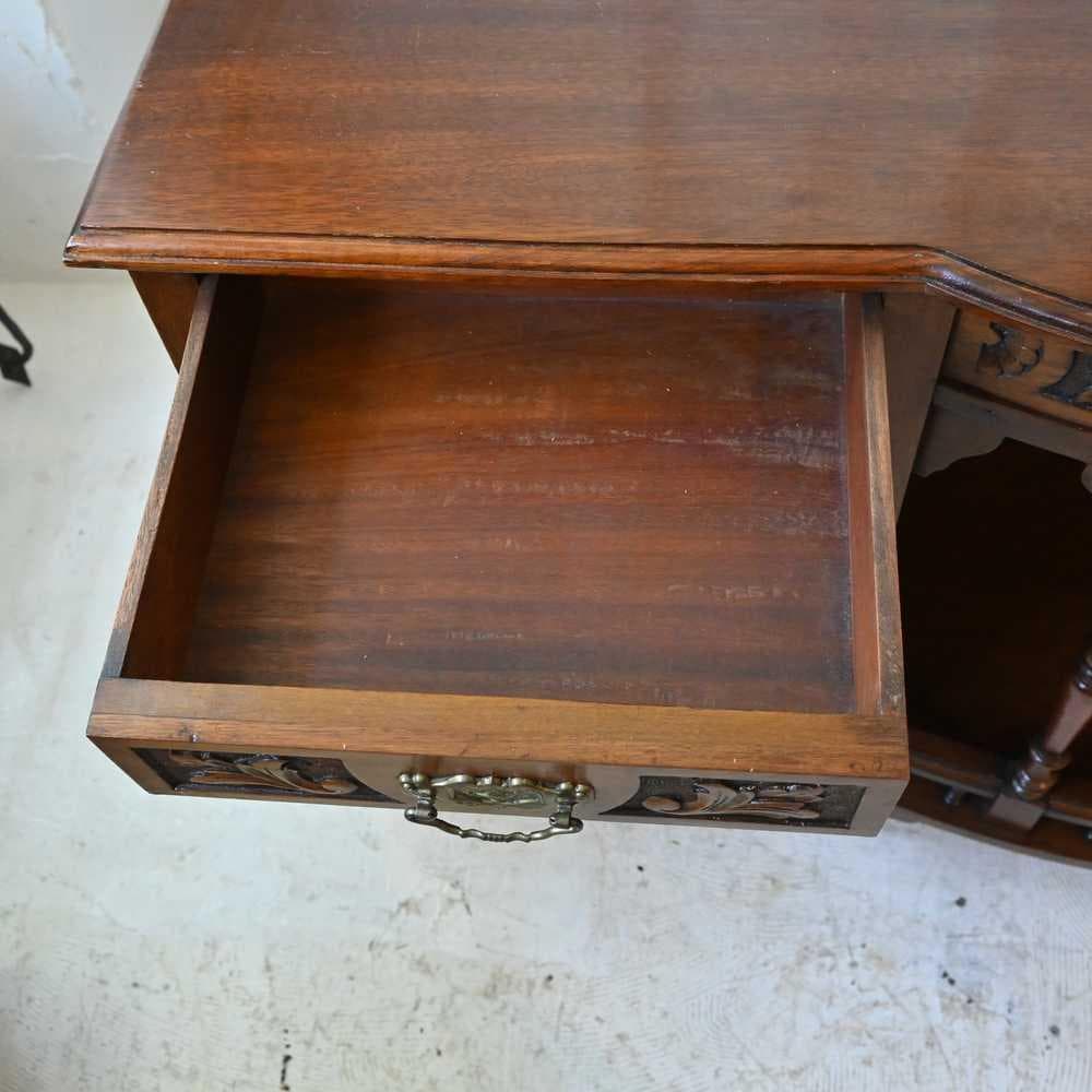 浅*郎様 L3612-91 英国アンティーク マホガニー サイドボード 飾り棚