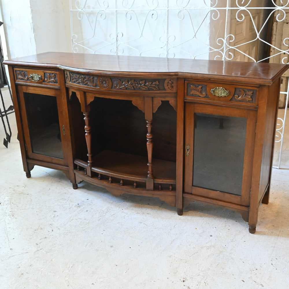 浅*郎様 L3612-91 英国アンティーク マホガニー サイドボード 飾り棚