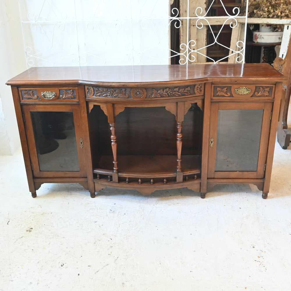 浅*郎様 L3612-91 英国アンティーク マホガニー サイドボード 飾り棚