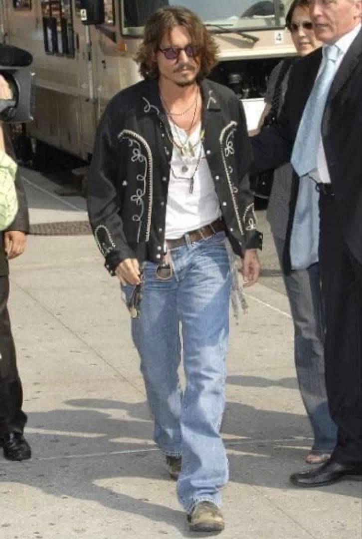 ボレロ ウエスタン ジャケット S黒 ブラック 刺繍　ジョニーデップ 新品未使用