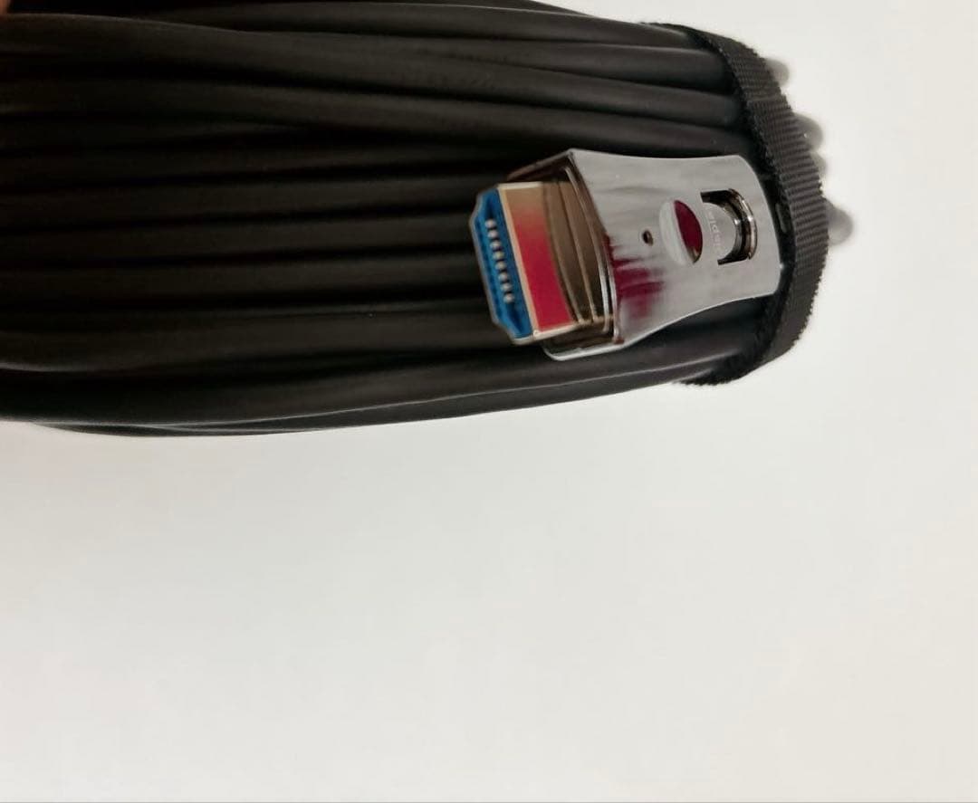 ❇️一点限り❣️8K 光ファイバーケーブルＨＤＭI ブラック20m