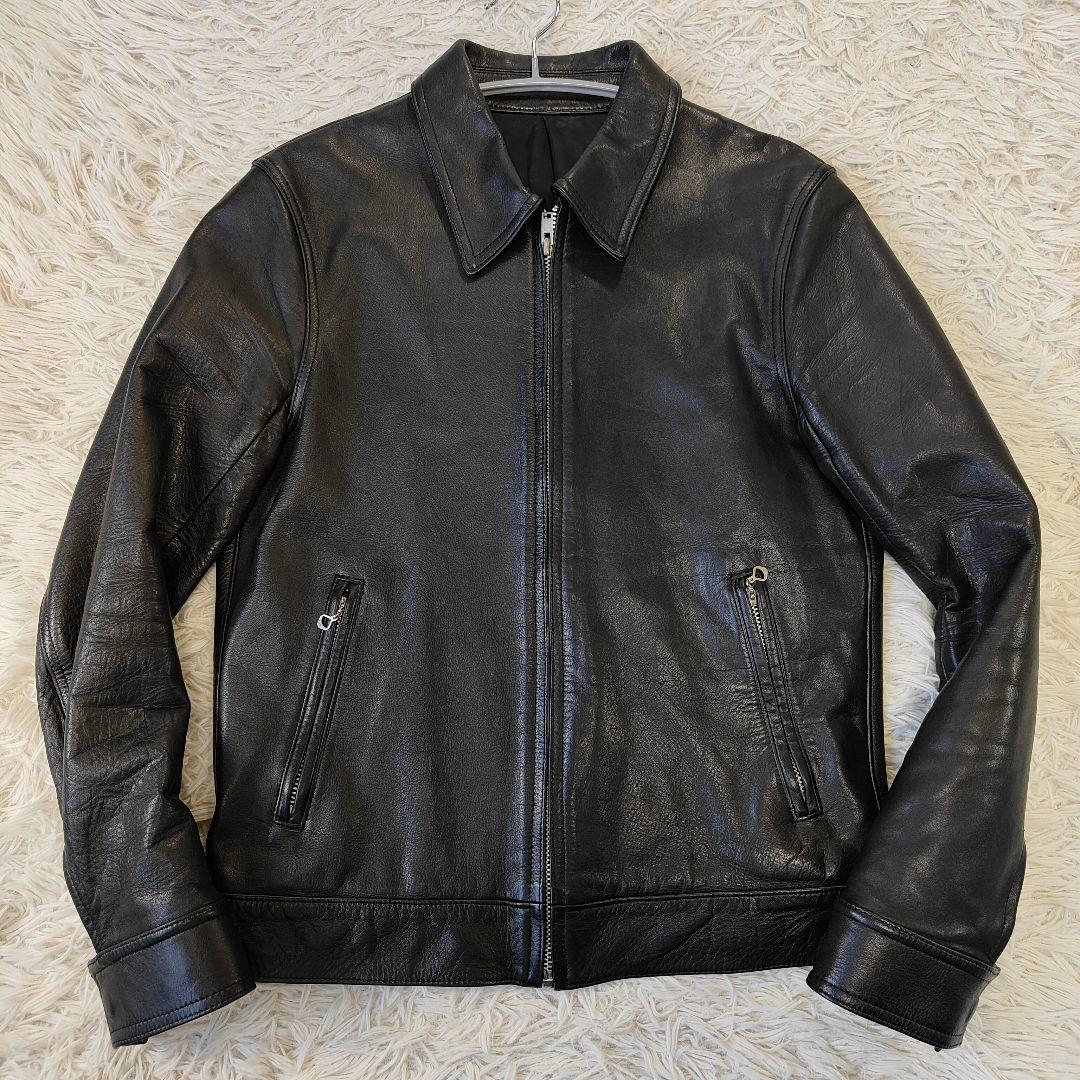 美品　牛革　ワコマリア GUILTY PARTIES ライダース ブラック