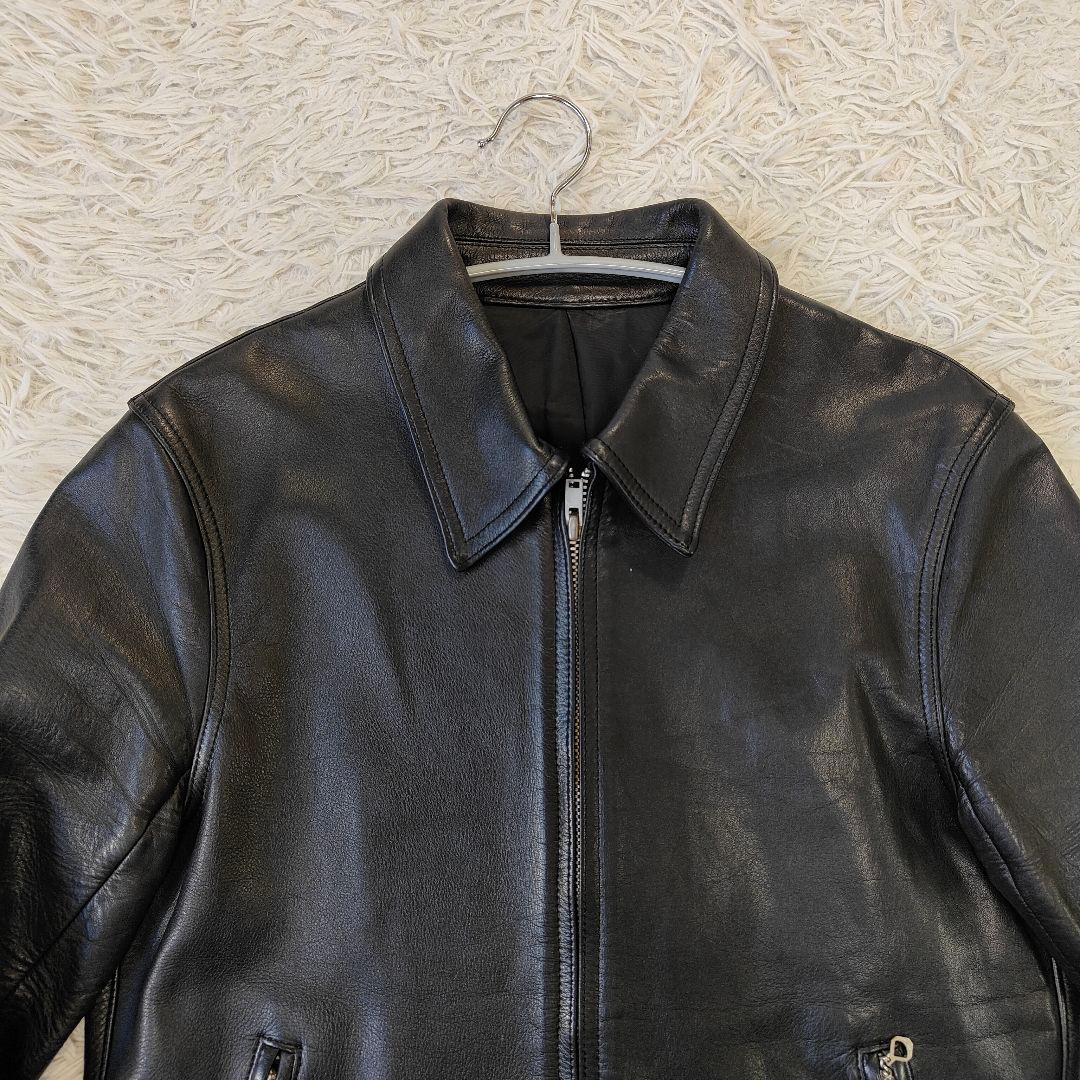 美品　牛革　ワコマリア GUILTY PARTIES ライダース ブラック