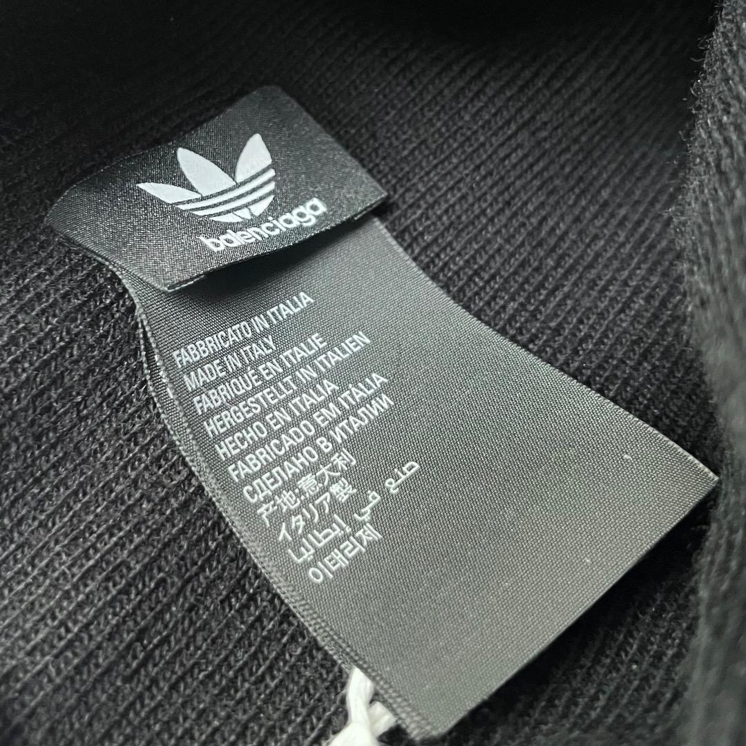 未使用品 アディダス バレンシアガ ビーニー ニット帽 ブラック 帽子