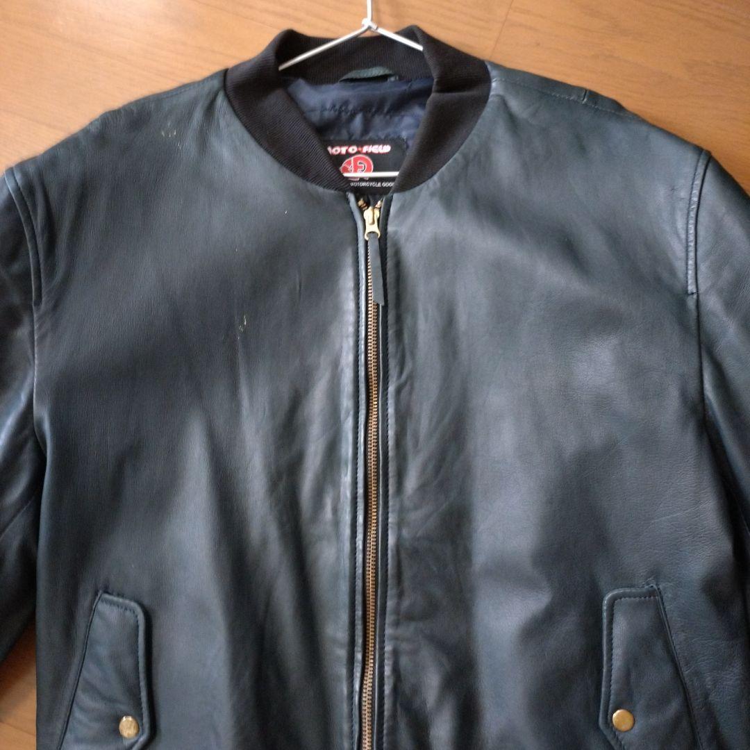 MOTO-FIELD レザー ボンバージャケット