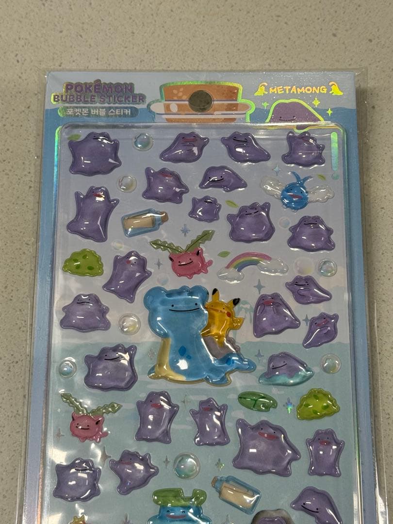 韓国限定 メタモン ボンボンドロップシール ポップアップ ポケモン 正規品