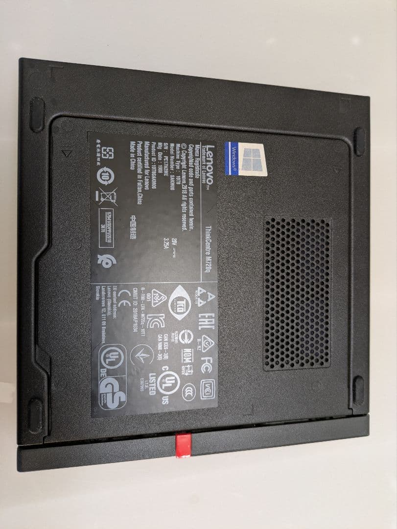 ミニPC Lenovo ThinkCentre M720q i5-8400T 8GB
