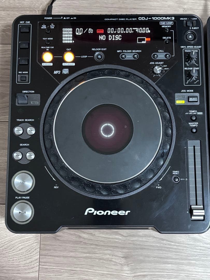 Pioneer CDJ-1000MK3 & MK2 セット