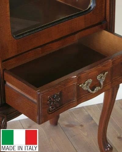 イタリア製 高級家具 クラウディオ社製 猫脚キャビネット ２ドア アンティーク調