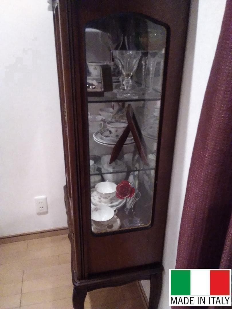 イタリア製 高級家具 クラウディオ社製 猫脚キャビネット ２ドア アンティーク調