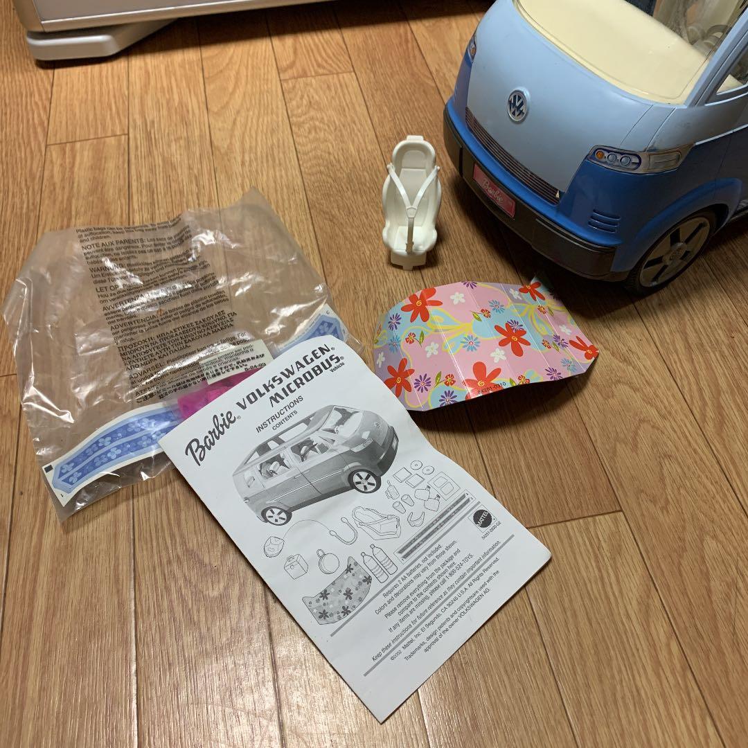 ミニカー Barbie Volkswagen Microbus