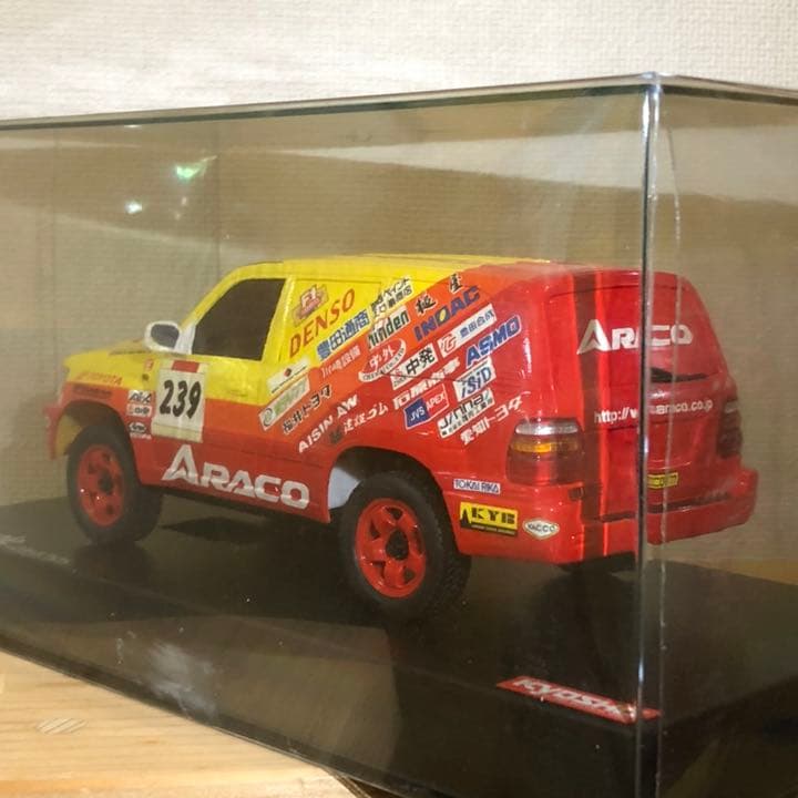 京商 トヨタ ランドクルーザー100 パリダカールラリー オートスケール