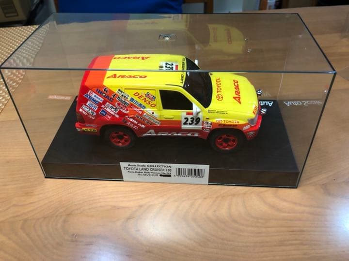 京商 トヨタ ランドクルーザー100 パリダカールラリー オートスケール
