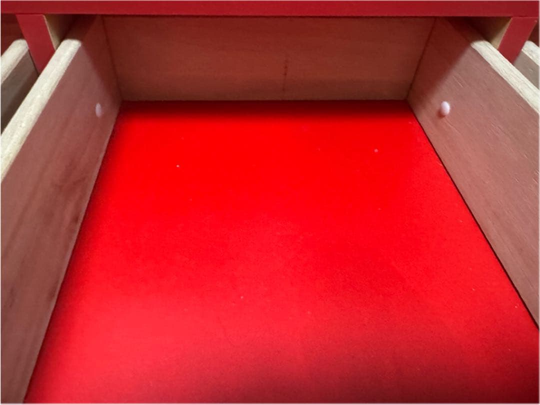 スペースエイジ テレビ台 赤 ローボード 70s レトロフューチャー 収納付き