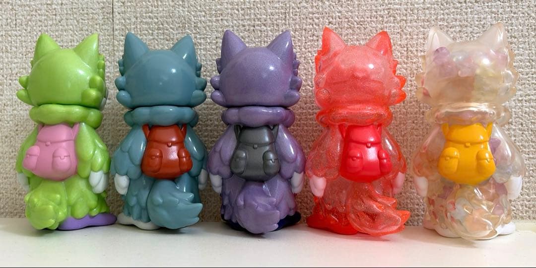 あらいきりこ　おおかみくん　ソフビ　5体セット