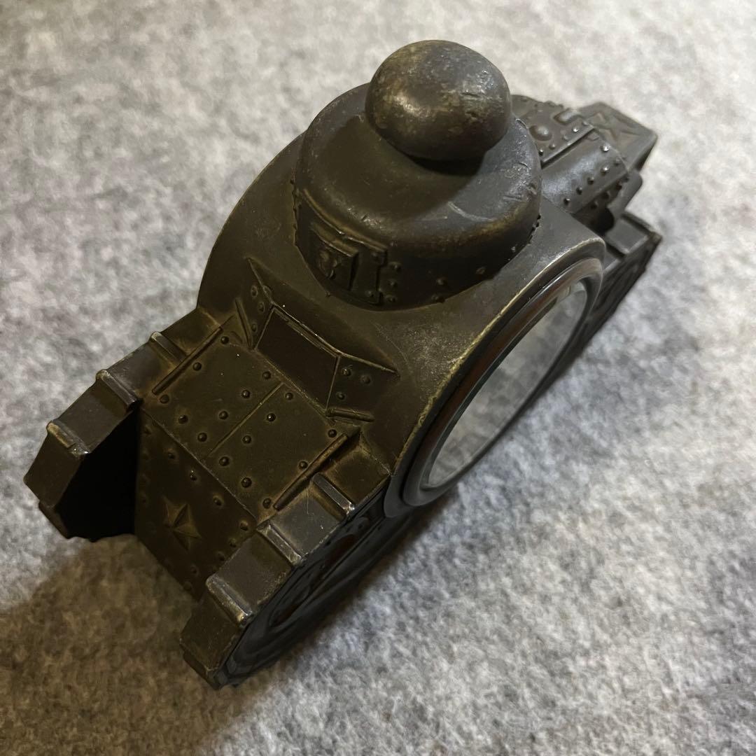 精工舎　SEIKOSYA イブシ戦車　置き時計　時計　ヴィンテージ　三越