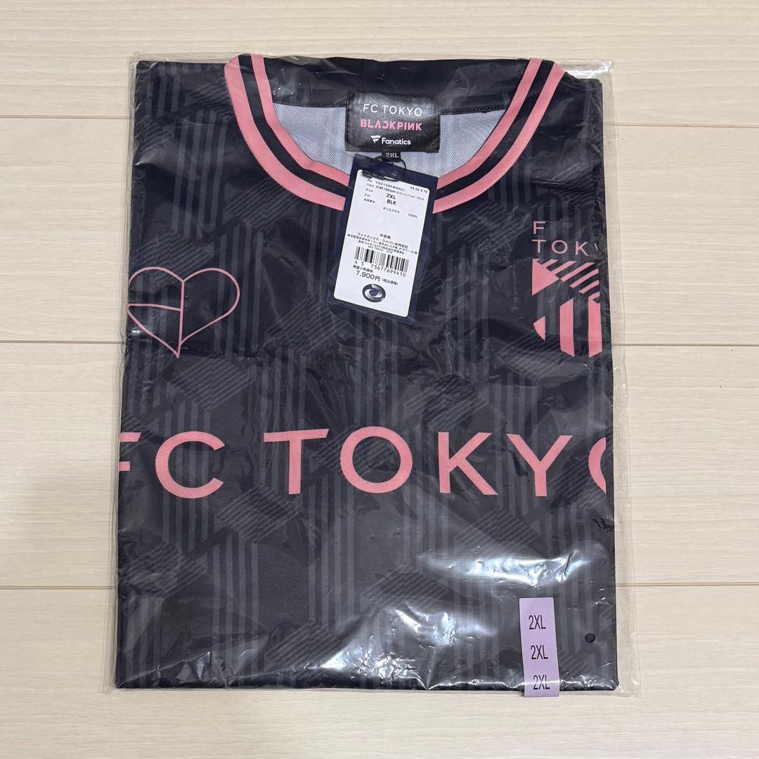 FC東京 BLACKPINK コンフィットTシャツ ブラック 黒 ポップアップ