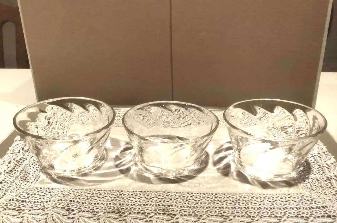 倉敷ガラス　小谷眞三　鉢3個