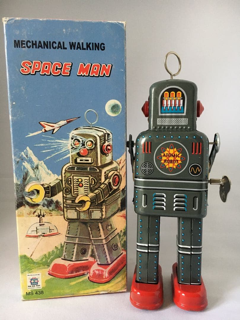 ブリキロボット　MECHANICAL WALKING SPACE MAN 復刻