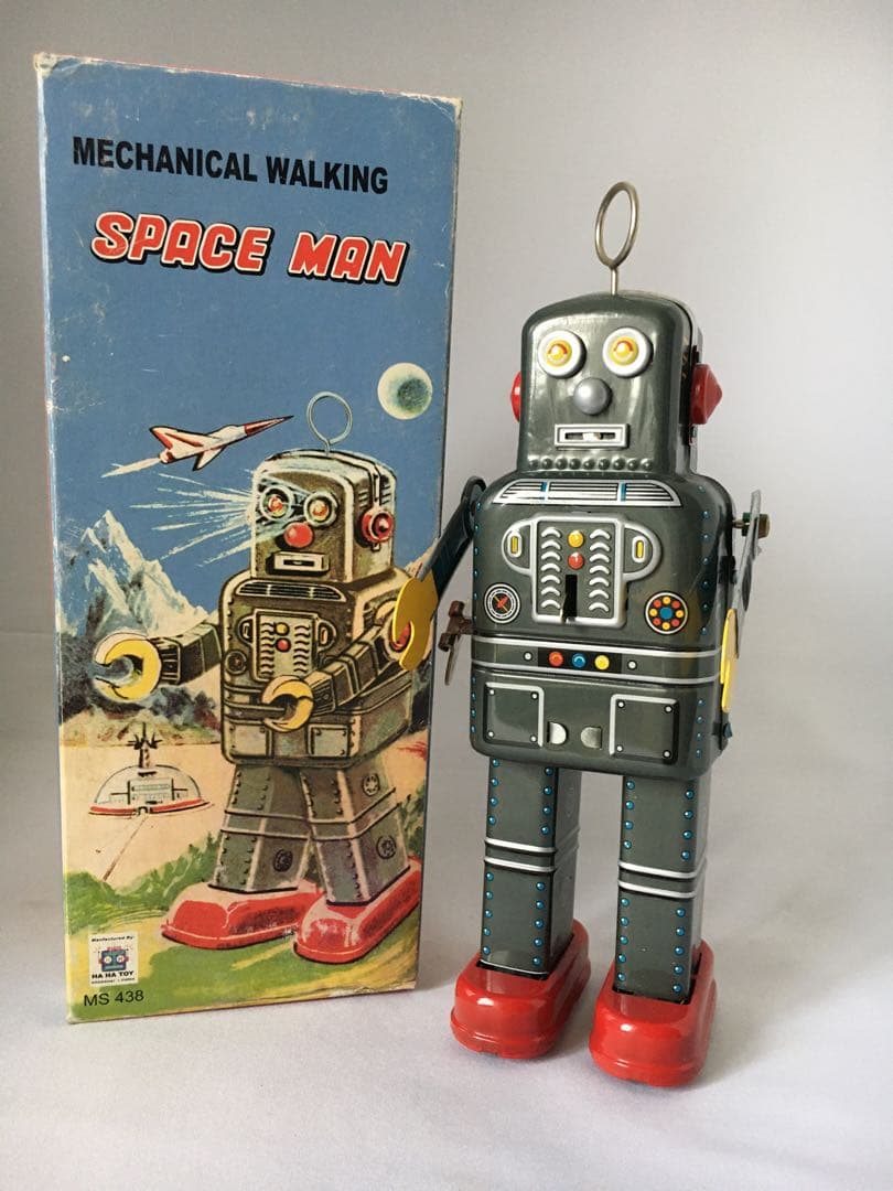 ブリキロボット　MECHANICAL WALKING SPACE MAN 復刻