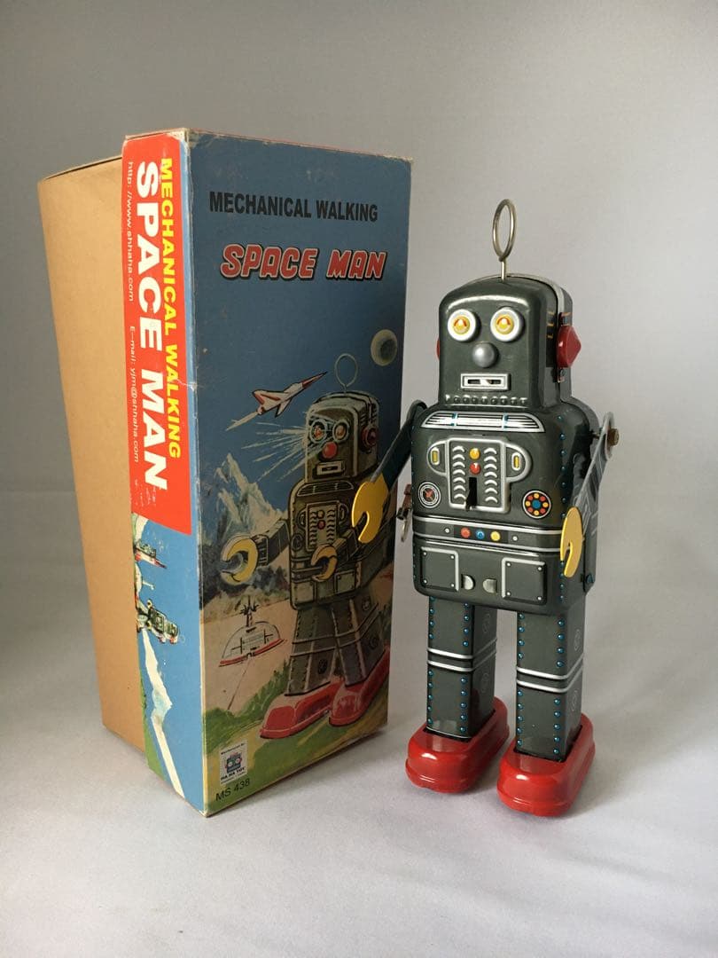 ブリキロボット　MECHANICAL WALKING SPACE MAN 復刻