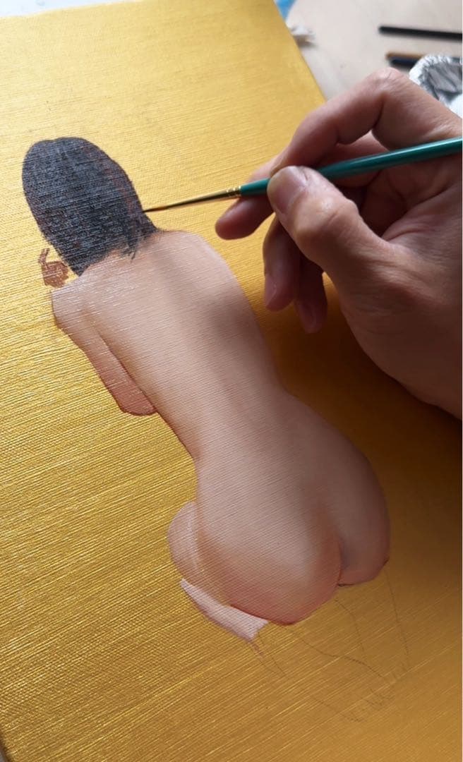 裸婦画　F4サイス 油絵　原画