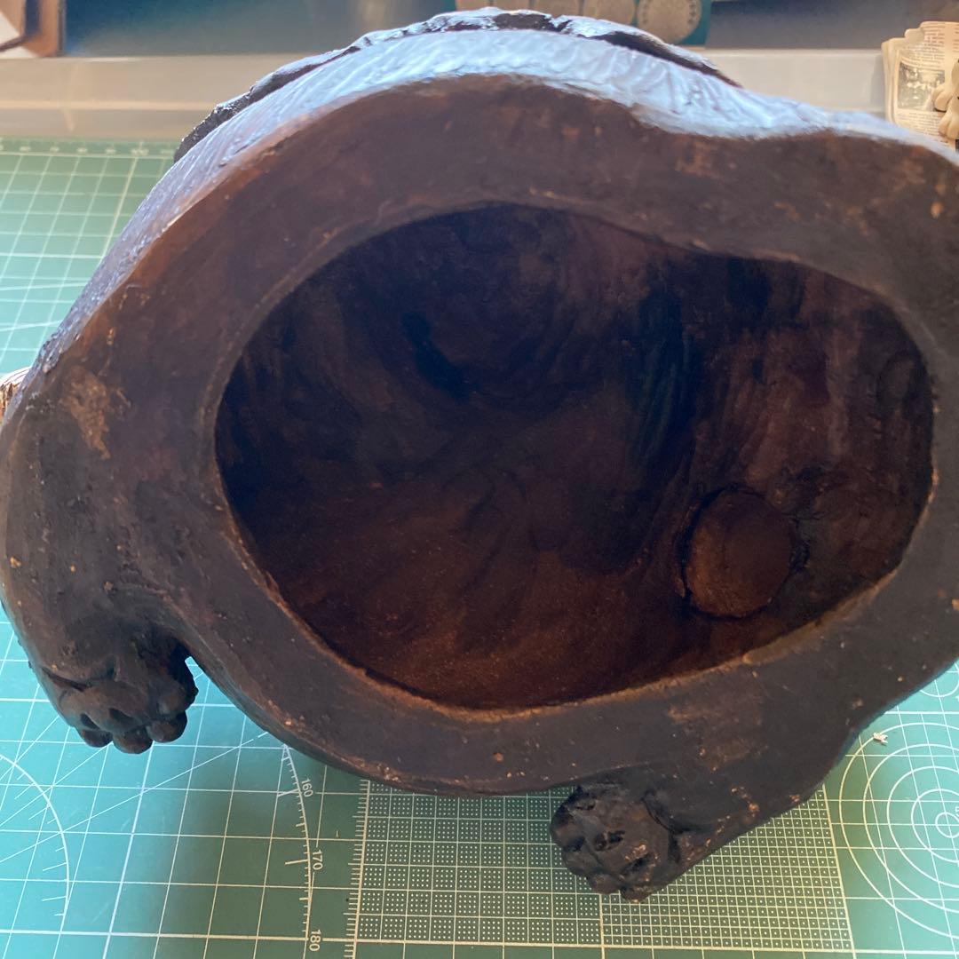 【詳細不明】たぬき置物 年代物