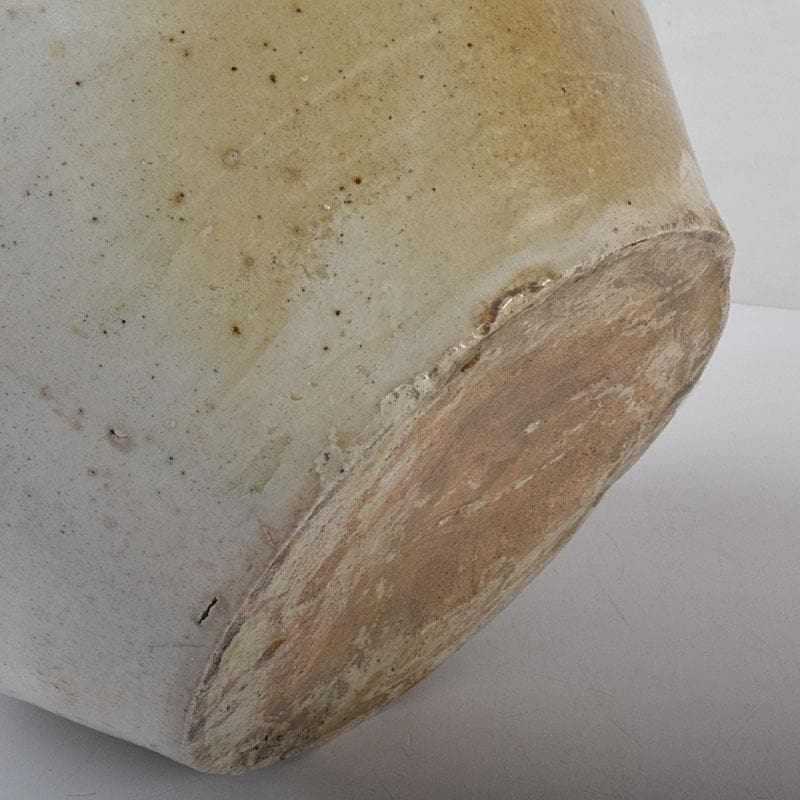 朝鮮美術　李朝　高麗白磁　染付　花文　壺　C　R7992C